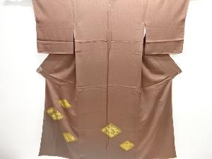 金彩秋草模様一つ紋訪問着